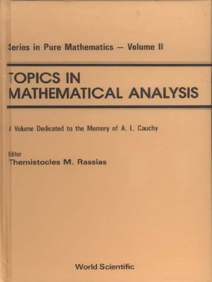 cover image of Topics In Mathematical Analysis